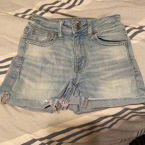 American Eagle high rise jean shorts